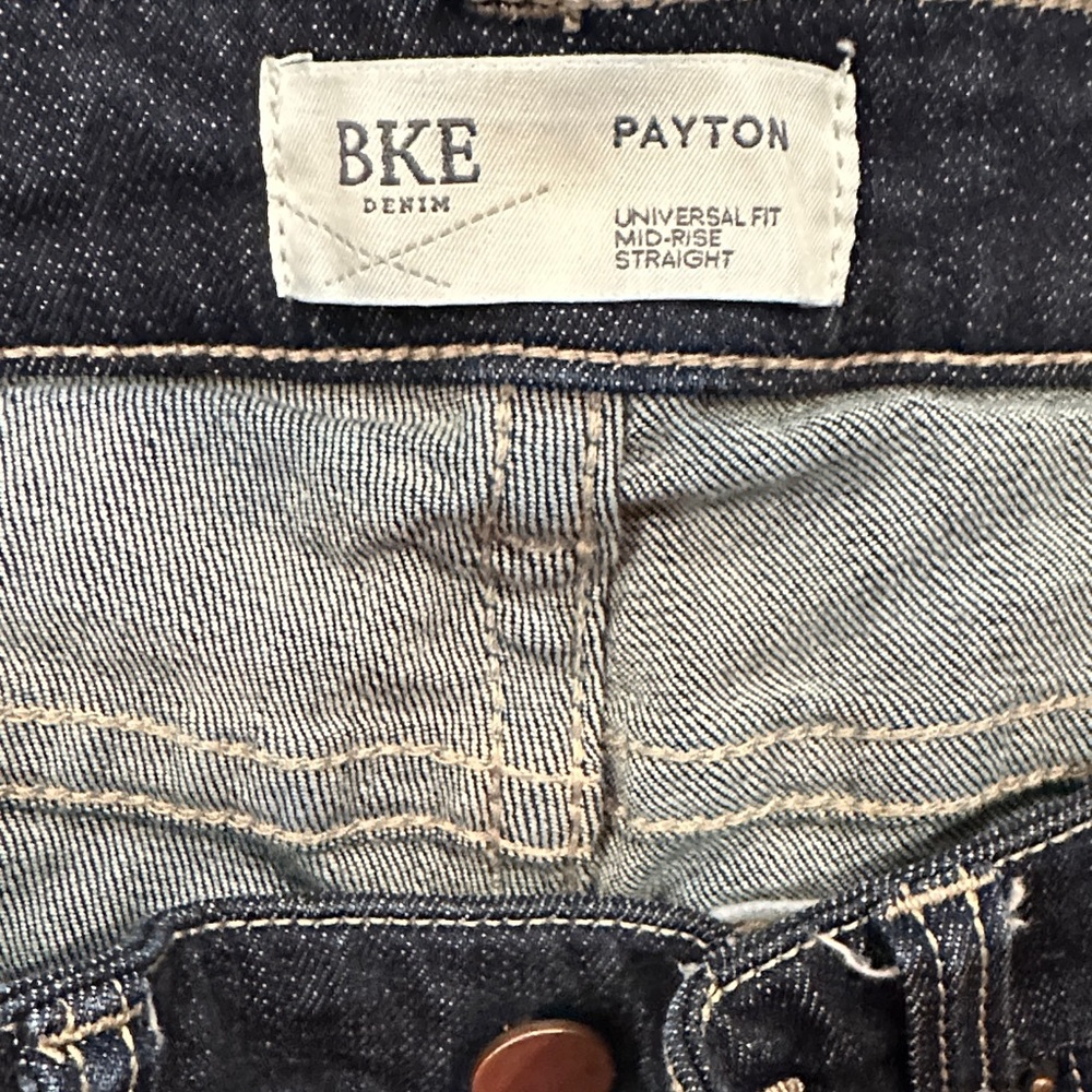 BKE Payton Universal Fit Jeans in Dark Blue